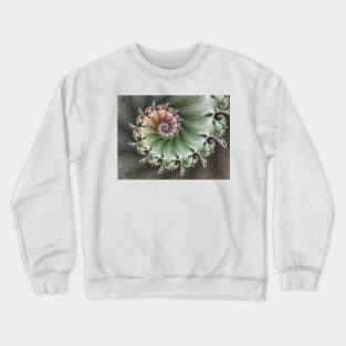 Shabby Chic Fractal Pattern Crewneck Sweatshirt